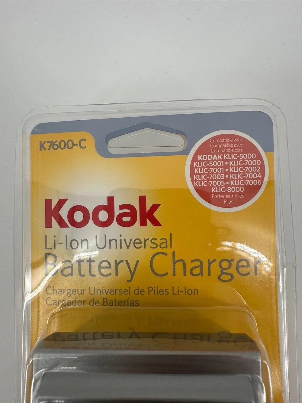 Kodak Battery Charger Kit K7600-C Li-lon Universal VTG Tech Y2K Travel Charger